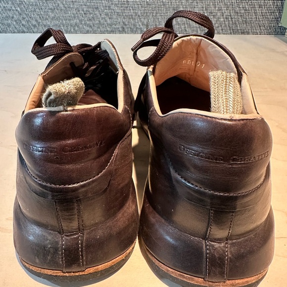 Officine Creative Race Lux Brown Leather Sneakers Shoes size 46 EU $560 new main image 4